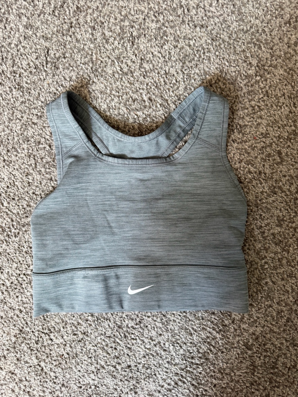Nike Heather Gray Sports Bra